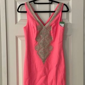 Lilly Pulitzer Junie Shift Dress Coral Sz 0